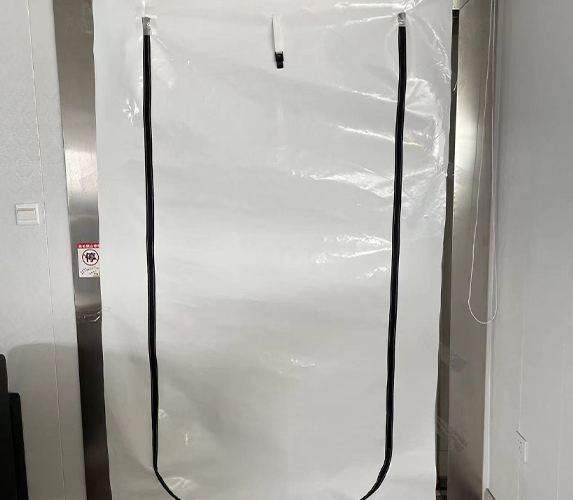 LDPE zipper door for dust protection