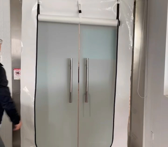 LDPE zipper door for dust protection