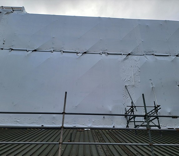 Scaffold Shrink Wrap Carpet Protect...